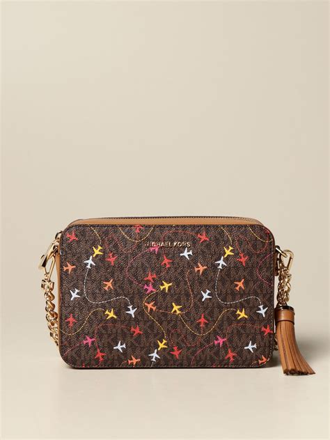 michael kors jet set airplane|michael kors airplane print bag.